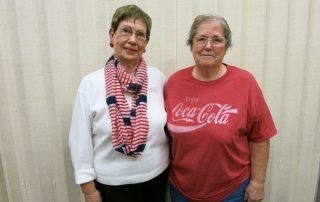 Virginia Webb and Teena Flook