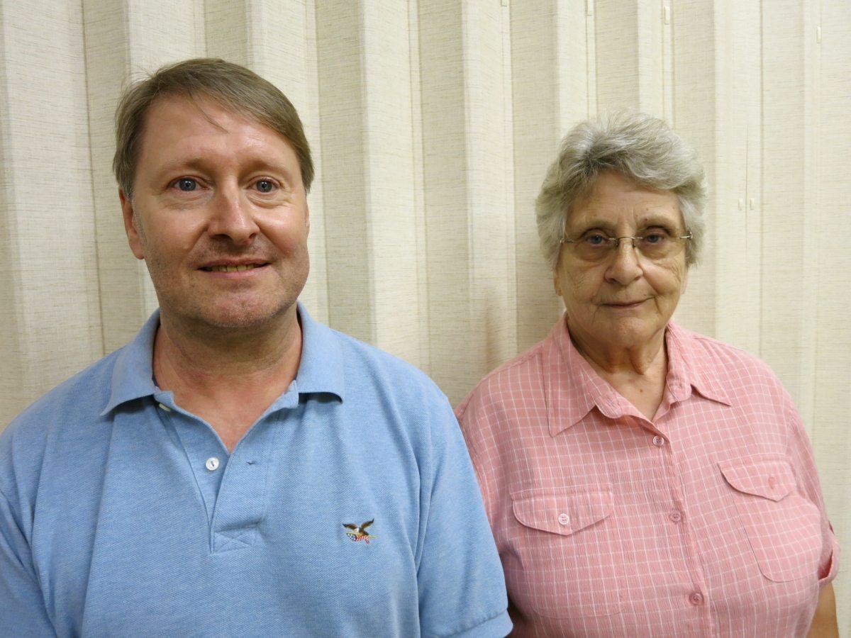 Linda Matthews and Greg Hunt