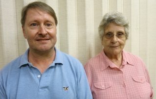 Linda Matthews and Greg Hunt